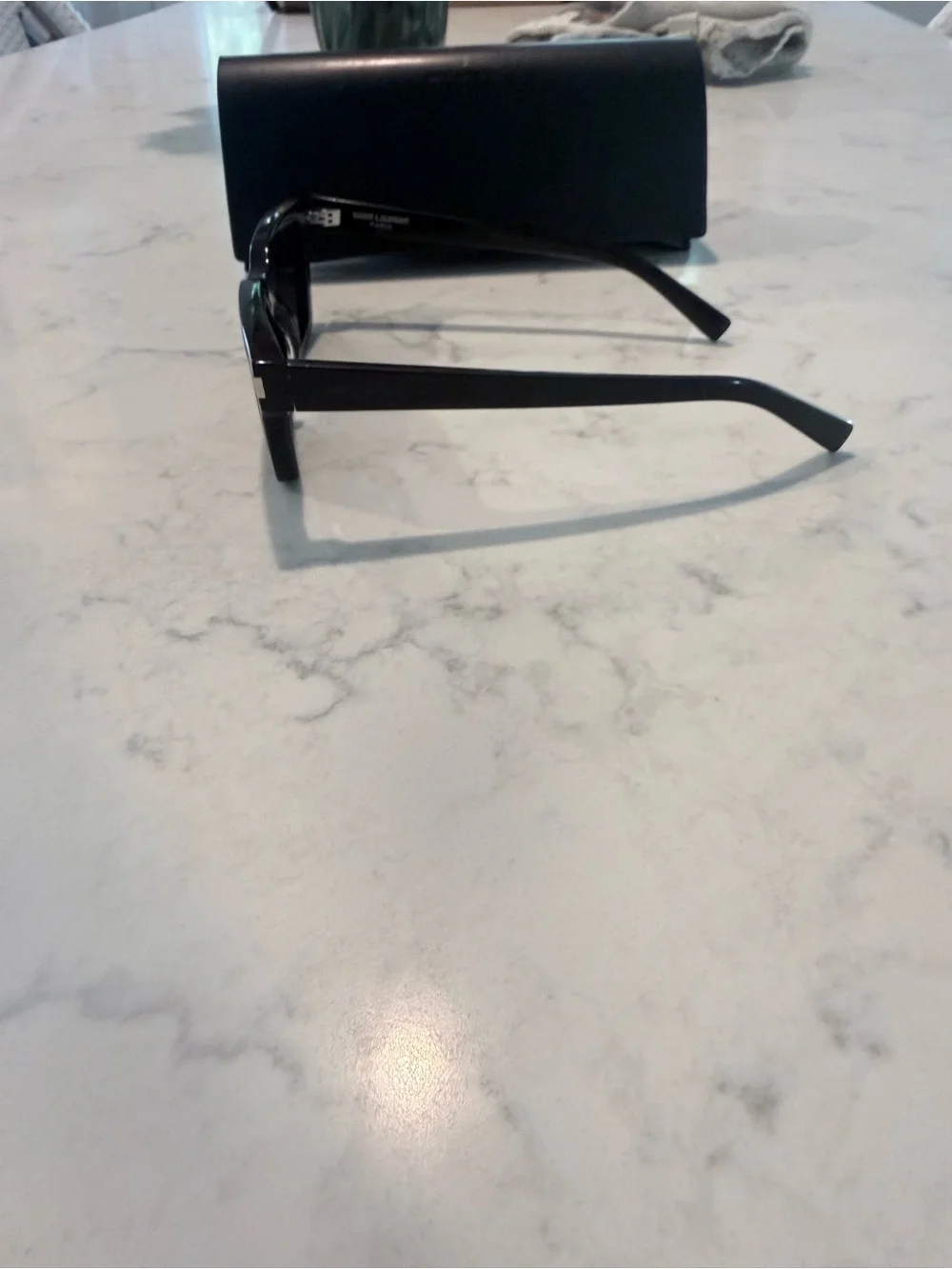 Authentic Saint Laurent SL 633 Calista 001 Black Sunglasses w/ Original Case